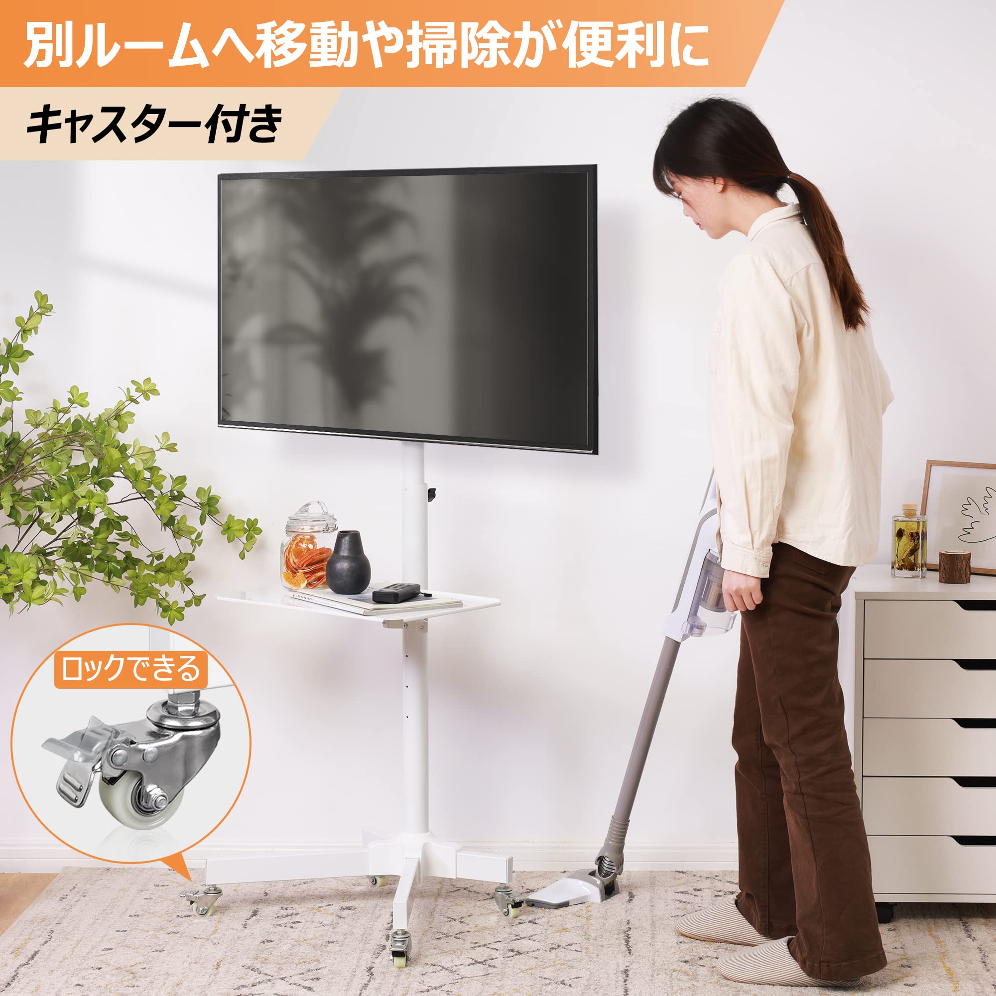Amazon.co.jp: WLIVE テレビスタンド テレビ台 tvスタンド 32インチ 55